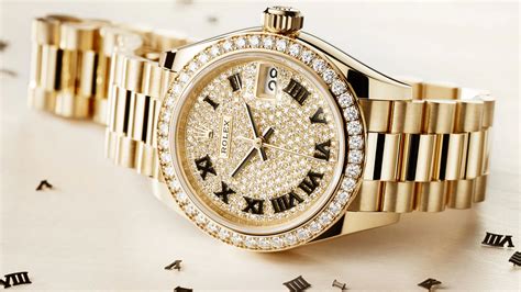 reloj rolex de mujer con diamantes